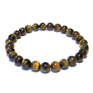 Pärlarmband brunt och svart